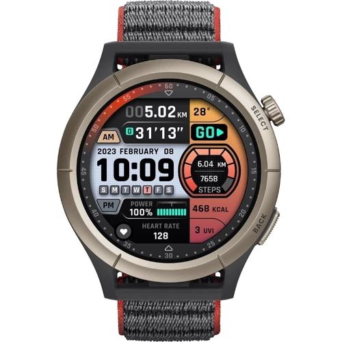 Смарт-часы Amazfit Cheetah Pro Run Track Black (Titanium Alloy Bezel): Время работы 14 дней