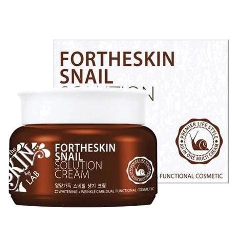 Fortheskin Snail Solution Cream Крем для лица с муцином улитки 3х100 ml: Пол Для женщин