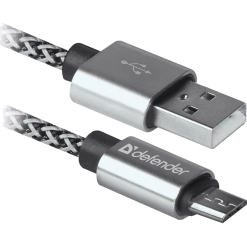 Кабель Defender PRO USB Cable to microUSB 1m White (87803)