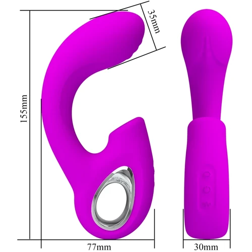 Вибратор с вакуумной стимуляцией клитора LYBAILE Pretty Love Sibel (BI-300098)