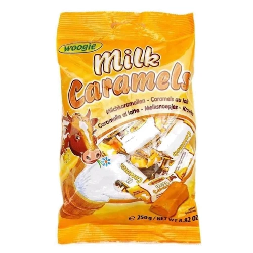 Цукерки Woogie Milk Caramels (250 г) (WT2432)