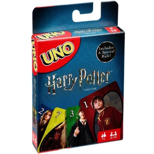 Карточная игра UNO "Гарри Поттер": Возраст от 7-ти лет