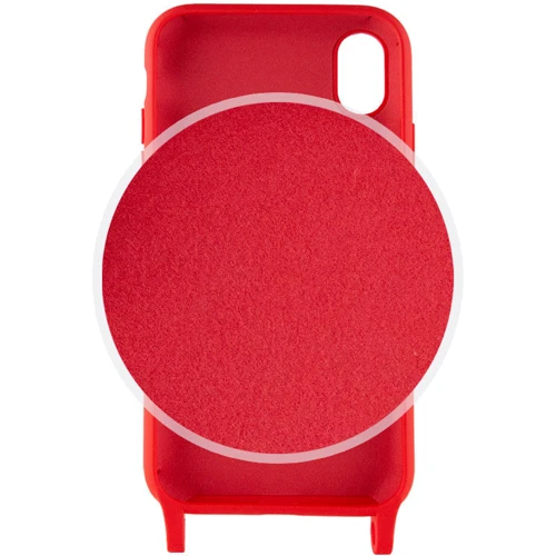 Чохол для iPhone TPU Case two straps California Red for iPhone XR: Тип чохла накладка на задню частину