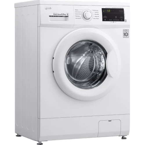 Стиральная машина LG F2J3WN0W: Загрузка белья (стирка), кг 6.5