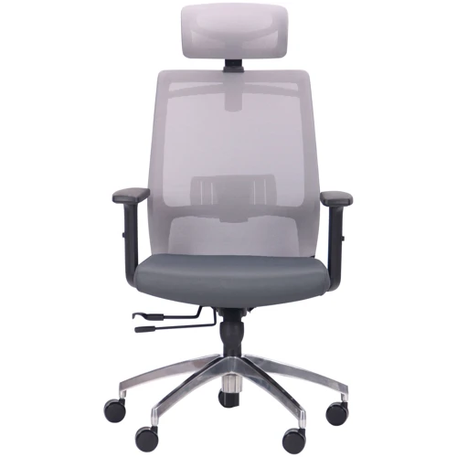 Кресло AMF Install Black, Alum, Grey/Grey (545745): Тип для персонала