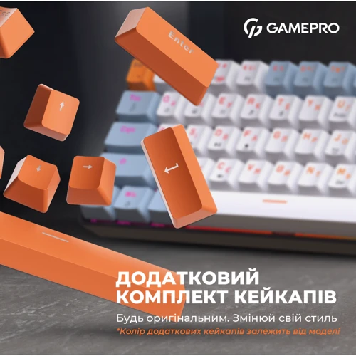 Клавиатура GamePro MK130R (Red) с Hot-Swap RGB Black фото 14