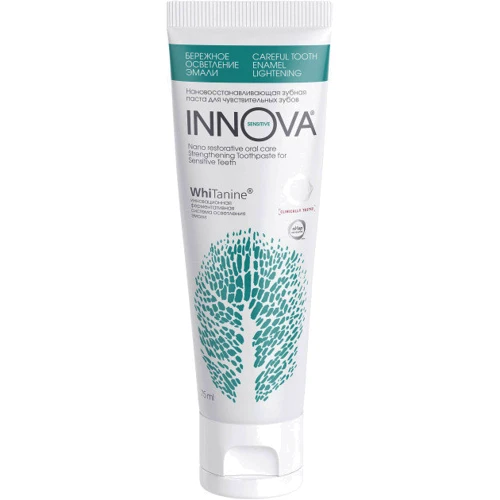 SPLAT INNOVA SENSITIVE Зубная паста Бережное осветление эмали 75 ml: Назначение Укрепление десен, Чувствительные зубы, Отбеливание, Очищение