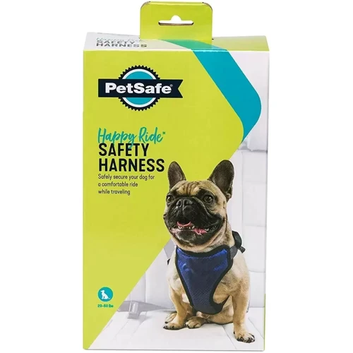 Шлея PetSafe Happy Ride Safety Harness для собак автомобильная черно-синяя M (57857) фото 3