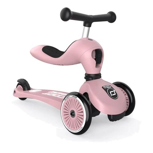 Самокат Scoot&Ride серии Highwaykick-1 пастельно-розовый, до 3 лет/20кг: Максимальная допустимая нагрузка, кг 20