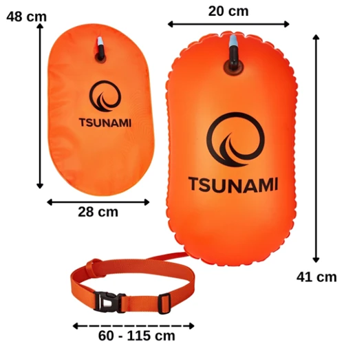 Буй для плавания TSUNAMI Basic надувной TS008 (TS008)