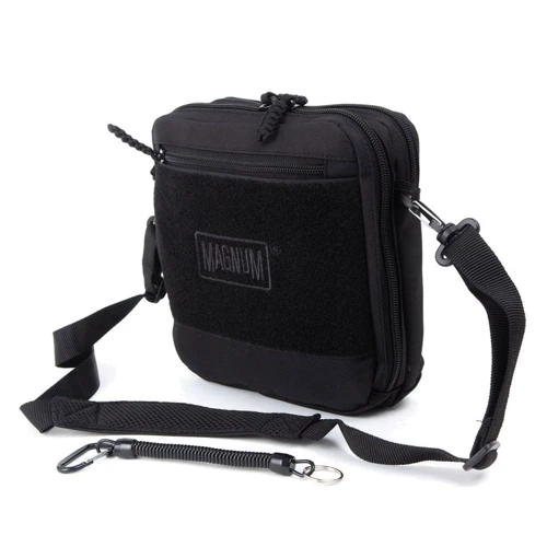 Чоловіча сумка через плече Magnum Pocket Organiser-Black чорна (5902786349333)