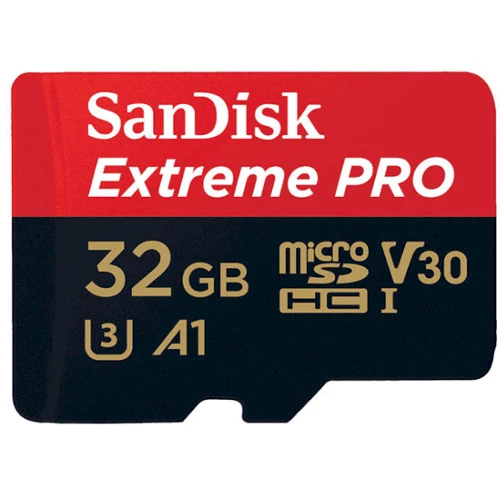 Карта памяти SanDisk 32GB microSD Class 10 V30 A1 UHS-I U3 4K Extreme Pro (SDSQXCG-032G-GN6MA)