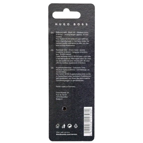 Кульковий стрижень Hugo Boss чорного кольору M 2 шт (HPR741NM): Виробник Hugo Boss
