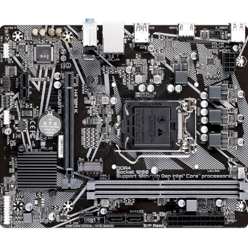 GIGABYTE H470M K: Оперативная память 2xDDR4 3200 МГц, до 64 ГБ