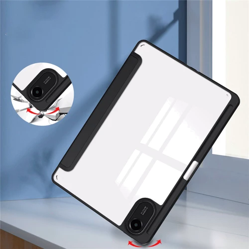 Аксесуар для планшетних ПК BeCover Soft Edge TPU з Pencil Mount Black для Xiaomi Redmi Pad 2 (713656)