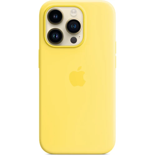 Чехол для iPhone Apple Silicone Case with MagSafe Canary Yellow (MQUG3) for iPhone 14 Pro: Цвет желтый