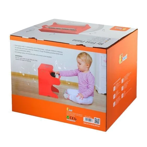 Музична іграшка Viga Toys Перше піаніно, червоний (50947): Вік от 1.5 года