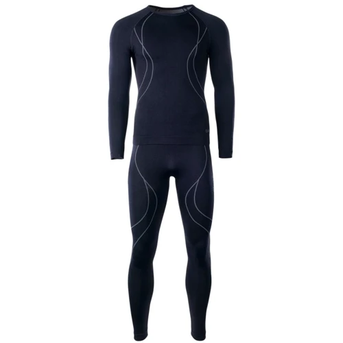 Термокомплект Hi-Tec Ikar Set (IKAR SET-BLACK/GREY) 50-52 (ХL) чорний (5902786060627)