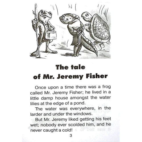 Беатріс Поттер: Історія про містера Джеремі Фішера / The story of Mr. Jeremy Fisher. Рівень А1/А2: Количество страниц 48