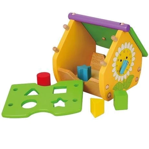 Деревянный сортер Viga Toys Веселый домик (59485)