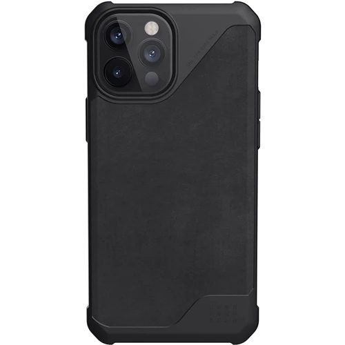 Чохол для iPhone Urban Armor Gear UAG Metropolis LT Leather Black (11236O118340) for iPhone 12 Pro Max