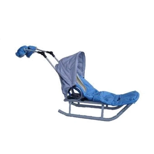 Санки Anmar Active (рег.ручка+капюшон+конверт+муфта) серый с мор. волной: Производитель Anmar