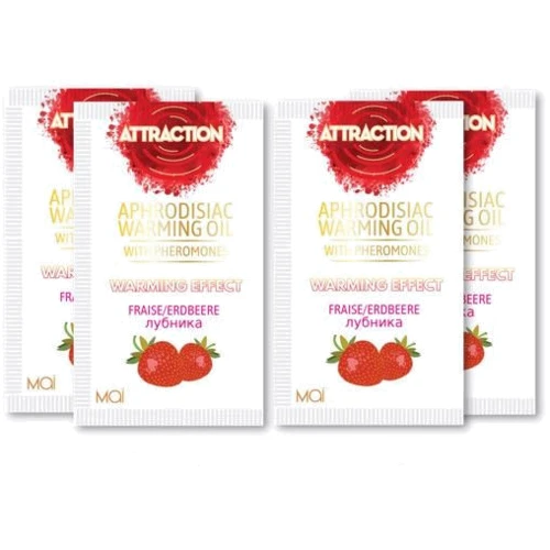 

Пробник массажного масла с феромонами Mai Pheromon Massage Oil Strawberry (10 мл)