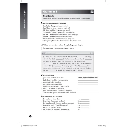 Laser 3rd Edition A2: Workbook with Key with Audio CD: Количество страниц 111