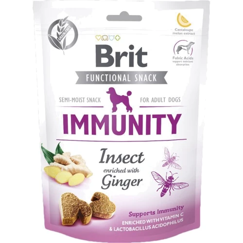 Лакомство Brit Care Immunity для собак, насекомые с имбирем 150 г (8595602539970)