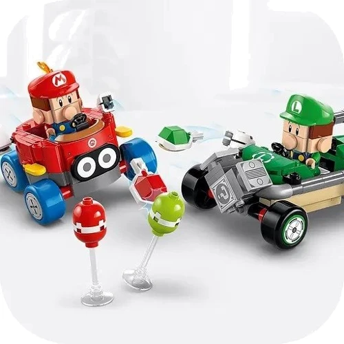 Конструктор LEGO Super Mario Kart Baby Mario vs. Baby Luigi 321 деталей (72034) фото 16