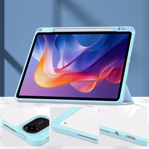 Аксесуар для планшетних ПК BeCover Soft Edge TPU з Pencil Mount Light Blue для Xiaomi Redmi Pad 2 (713661)