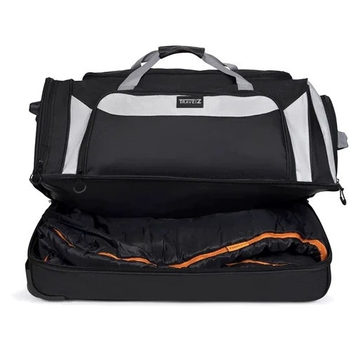 Дорожня сумка на колесах TravelZ Wheelbag Doubleloader black (603098) (931071)