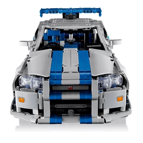 Конструктор LEGO Technic Подвійний форсаж Автомобіль Nissan Skyline GT-R (R34) (42210): Рекомендований вік 18+