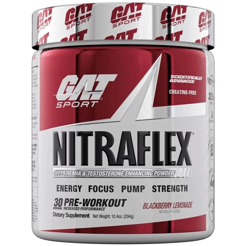 Предтренировочный комплекс GAT Nitraflex 294 g /30 servings/ Blackberry Lemonade