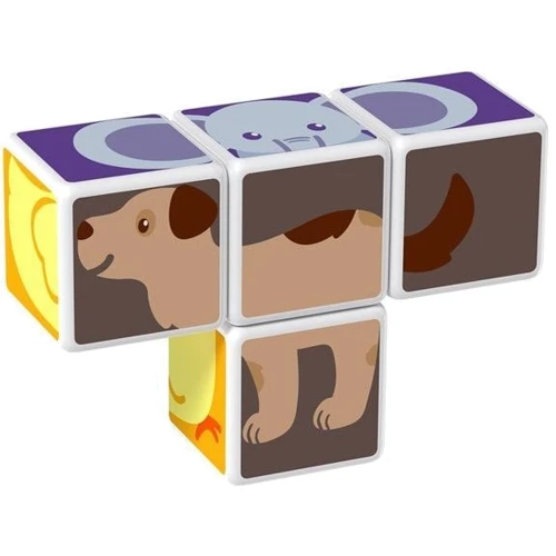 Магнітні кубики Geomag Magicube Animal Friends Друзі тварин (132): Стать Для мальчиков, Для девочек