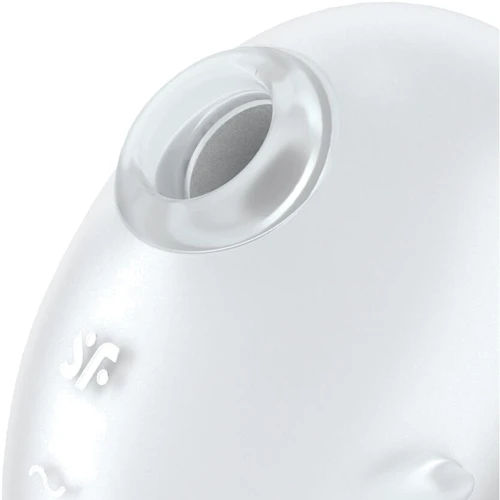 Вакуумный клиторальный стимулятор с вибрацией Satisfyer Cutie Ghost White