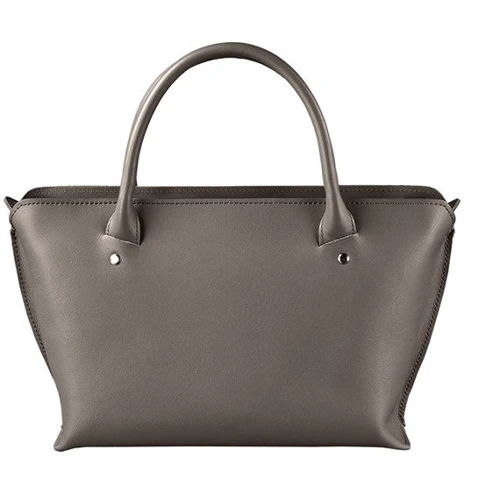 Женская сумка тоут Midi BlankNote темно-бежевая (BN-BAG-24-beige): Фактура Матовая, Гладкая