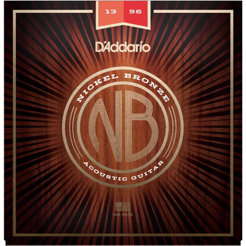 Струна для гитар Струны D`ADDARIO NB1356 NICKEL BRONZE MEDIUM 13-56