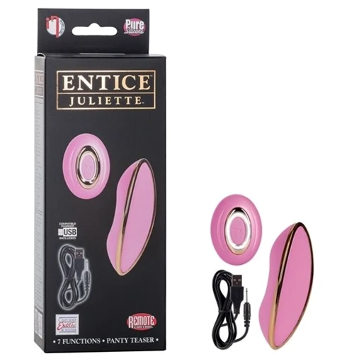 Клиторальный стимулятор Entice Juliette, малиновый