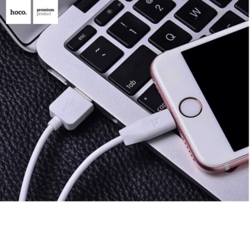 Кабель Hoco USB Cable to MicroUSB X1 2.4A 2m White: Тип USB Cable - microUSB