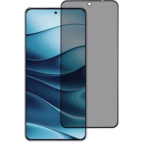 Tempered Glass Privacy 5D Black для Xiaomi Redmi Note 14 5G / Poco M7 Pro 5G