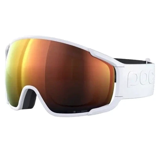 Гірськолижна маска POC Zonula Clarity, Hydrogen White/Spektris Orange, One Size (PC 408088265ONE1): Форма лінзи цилиндрическая