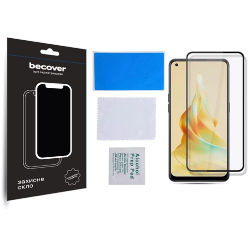 Аксессуар для смартфона BeCover Tempered Glass Black for Oppo Reno8 T (709771)