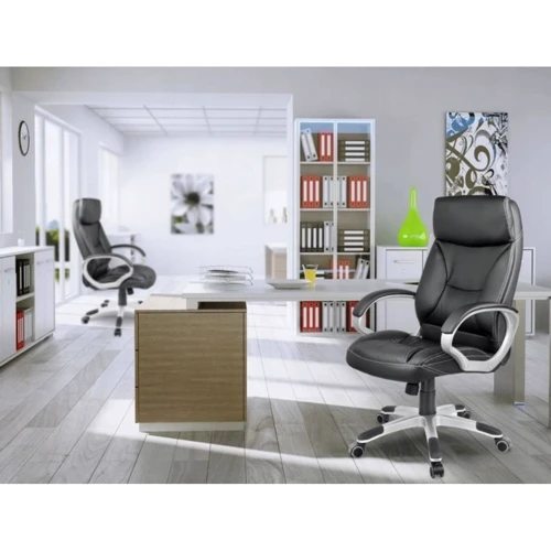Офісне крісло Sofotel EG-223 Black: Оснащення Механизм качания, Подлокотники, С колесиками