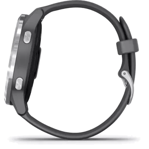 Смарт-годинник Garmin Vivoactive 4 Silver Stainless Steel Bezel w. Shadow Gray and Silicone B. (010-02174-01): Карти пам'яті немає