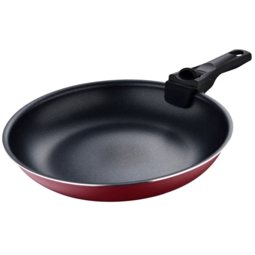 Набір сковорідок зі змінною ручкою Bergner Click & cook 22/26 см (BG-31605-RD): Матеріал корпусу прессованный алюминий