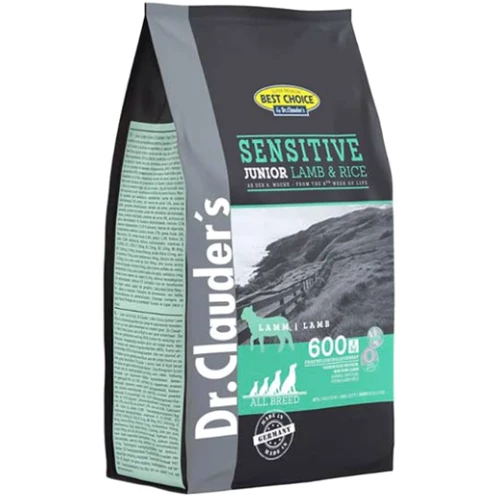 Сухой корм для щенков всех пород Dr.Clauder's Sensitive Junior Lamb & Rice ягненок и рис 350 г (33140035)