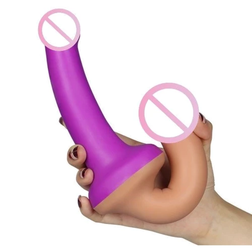 Двухконечный фаллоимитатор LOVETOY Holy Dong 12.5", Flesh+Purple