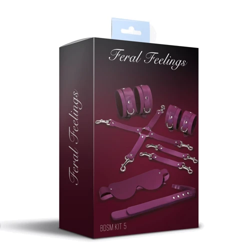 Набір Feral Feelings BDSM Kit 5 Burgundy