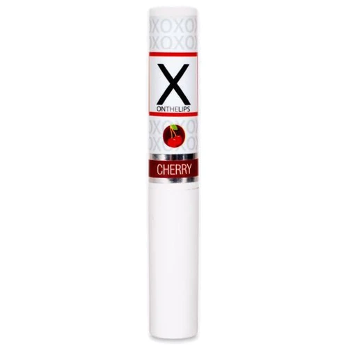 Стимулирующий бальзам для губ унисекс, вишня Sensuva - X on the Lips Cherry с феромонами, вишня